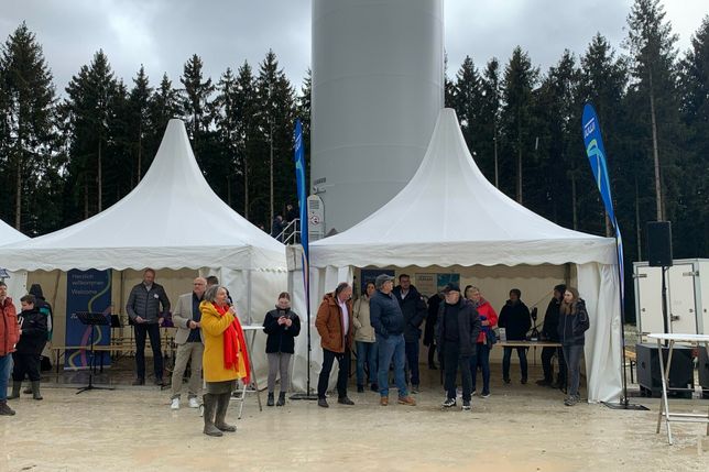 Eröffnungsfeier Windpark Bescheid Süd. Impressionen vom Fest.